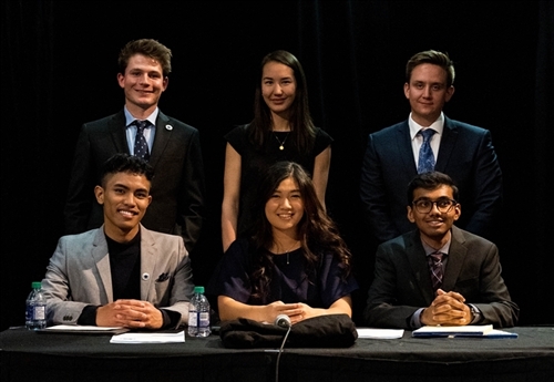 Debaters from the University of Calgary Debate Society